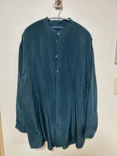 semoh Cupro Band Collor Shirt