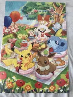 ポケモン　クリアファイル　みんなでピクニック