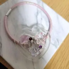 ハート型クリアヘアゴム