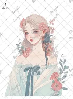 ℳ.オリジナル 人物ステッカー 7月新作 3-145