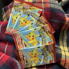 ポケモンカード　マクドナルド　ハッピーセット　プロモカード　5パック