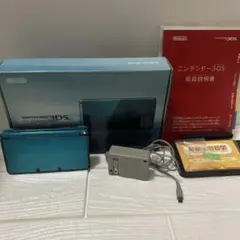 ニンテンドー3DS アクアブルー 箱あり