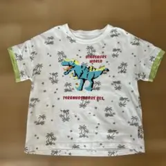 Tシャツ　130cm 男の子　恐竜　スパンコール
