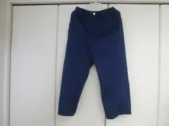 ♡ポートランド サイズ3 ネイビー ワイド パンツ 未使用に近い (Ｌ)