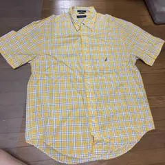 【NAUTICA】イエローチェックシャツ