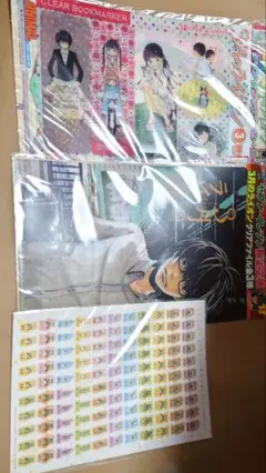 ３月のライオン　セブンイレブン限定　しおり　シール　クリアファイル