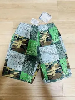 【新品】110cm ハーフパンツ マーキーズ 半ズボン グリーンPT
