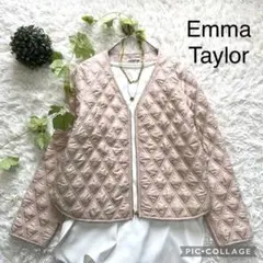 Emma Taylor エマテイラー ミリタリーキルティングノーカラーブルゾン