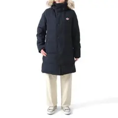 DANTON ファー付き キルトダウンコート S