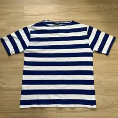 セントジェームス　青／白ボーダー　Tシャツ　T5
