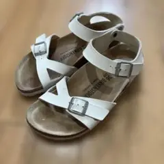 美品】ビルケンシュトック RIO リオ サンダル ホワイト 23