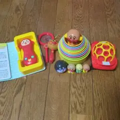 アンパンマン 知育玩具セット 音楽絵本付き