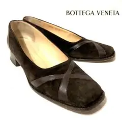 ボッテガヴェネタ BOTTEGA VENETA パンプス レザー スエード