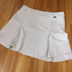 アディダス　ゴルフスカート ストライプ ストレッチ Lサイズ