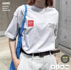 andme ANME アンメ ERAReact ロゴ 刺繍入り 半袖　新品未使用