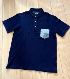 BEAMS men's ポロシャツ　ネイビー