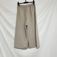 【美品】DRESKIP ドレスキップ ワイドパンツ ガウチョパンツ ベージュ M
