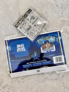 ベイスターズ　入江大生　バースデー　観戦記念キーホルダー　ウィンク