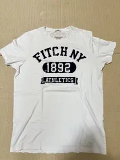 ホワイト Abercrombie & Fitch Tシャツ アバクロ Mサイズ