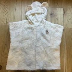 【美品】くま耳ベビーバスローブ