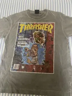 Thrasher グラフィックTシャツ グレー