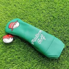マルボンゴルフ ヘットカバー UT用 ユーティリティ用 Malbon 緑色
