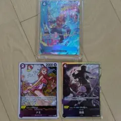 ワンピース カードゲーム キャラクターセット　マルコ　ナミ　ルッチ（指銃）