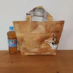★リアルプリント★柴犬柄バッグ（訳あり）★