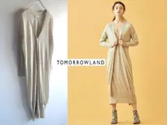 TOMORROWLAND 2019AW ウール Vネックロングカーディガン
