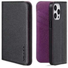 VISOUL iPhone14 Pro ケース 手帳型 本革