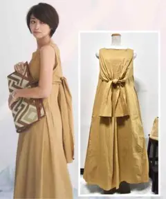 定価3万円Liesse x 辺見えみりBIGリボン2WAYワンピースノースリーブ