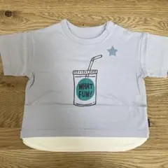 【新品】ベルメゾン GITA ジュースカッププリント Tシャツ 90