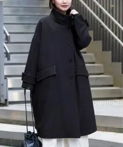極美品★マッキントッシュ★HUMBIE★イタリア製生地ウールロングコート★黒 セール】【MACKINTOSH】マッキントッシュ レディース ウール