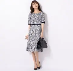 mimigrant EMILY 花柄 半袖 ワンピース　M　現行品