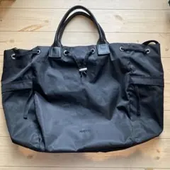 AMPERナイロン2wayショルダーバッグ 黒大きめ