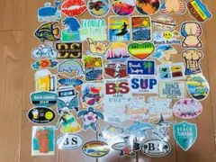 【a53】53枚 サーフィン 海 ハワイ ステッカー アメリカ雑貨 波乗り