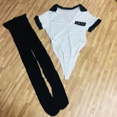 Lサイズ!自作鬼ハイレグ❤︎アメリカンポリスレオタード