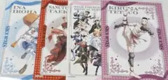 ストグラ救急隊ブロマイド4枚 集合、イナイロハ、切間てつお、サンクチュアリたえこ