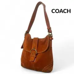 COACH vintage スエード　2way ワンハンドル　バッグ　ソーホー