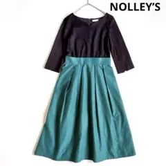 ノーリーズ NOLLEY’S ハートネックドッキングワンピース