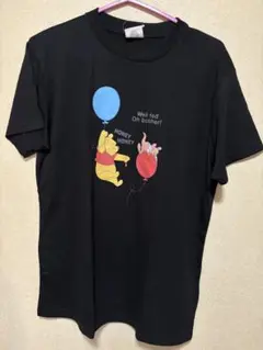 ディズニー プーさん M サイズ ブラック Tシャツ