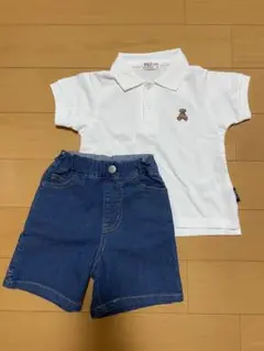 ベビー服８０サイズ　ポロシャツ　ズボン