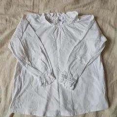 UNIQLO フリル付き長袖シャツ 110
