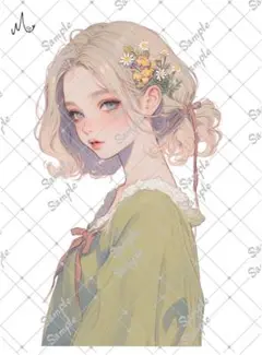 ℳ.オリジナル 人物ステッカー 7月新作 3-161