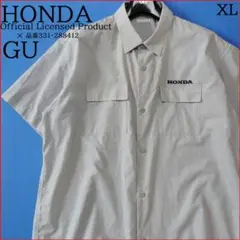GU HONDA 半袖 ビッグワークシャツ XL コラボ ジーユー ホンダ