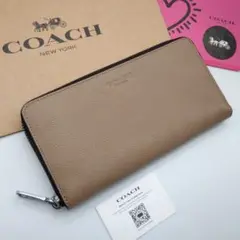 新作 新品 COACH 長財布 メンズ