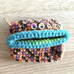 パクパクモンスター　ハロウィンカラー　カラビナ付き