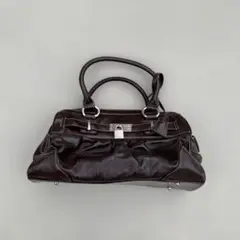00s archive city leather hand bag grunge