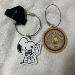 スヌーピー　木製キーチャーム　セット売り