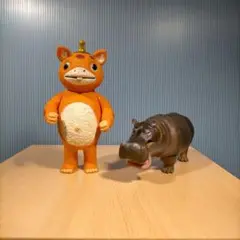 バンダイ当時物ブースカソフビとハピネットPVC製リアルカバ
